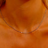 Bar Chain Necklace - Silver - Hypoallergenic - Necklace - ONNNIII