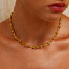 Curb Chain Necklace - 18K Gold Plated - Hypoallergenic - Necklace - ONNNIII