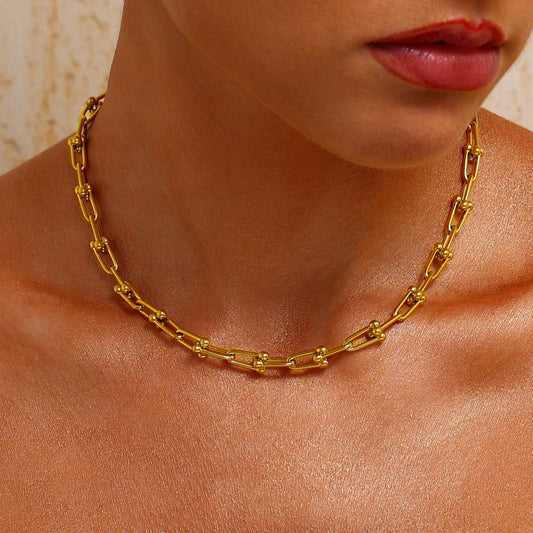 Curb Chain Necklace - Necklace - ONNNIII