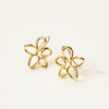 Flower Hook Earrings - Earrings - ONNNIII