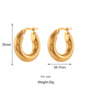 Chunky Hoops - 18K Gold Plated - Unisex - Hypoallergenic - S/M/L/XL - Earrings - ONNNIII