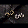 Engraved Clip-On Earrings - 18K Gold Plated - Clip-On Earrings - ONNNIII