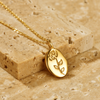 Rose Pendant Necklace - 18K Gold Plated - Hypoallergenic - Necklace - ONNNIII