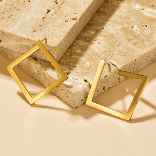 Square Hoop Earrings - Earrings - ONNNIII