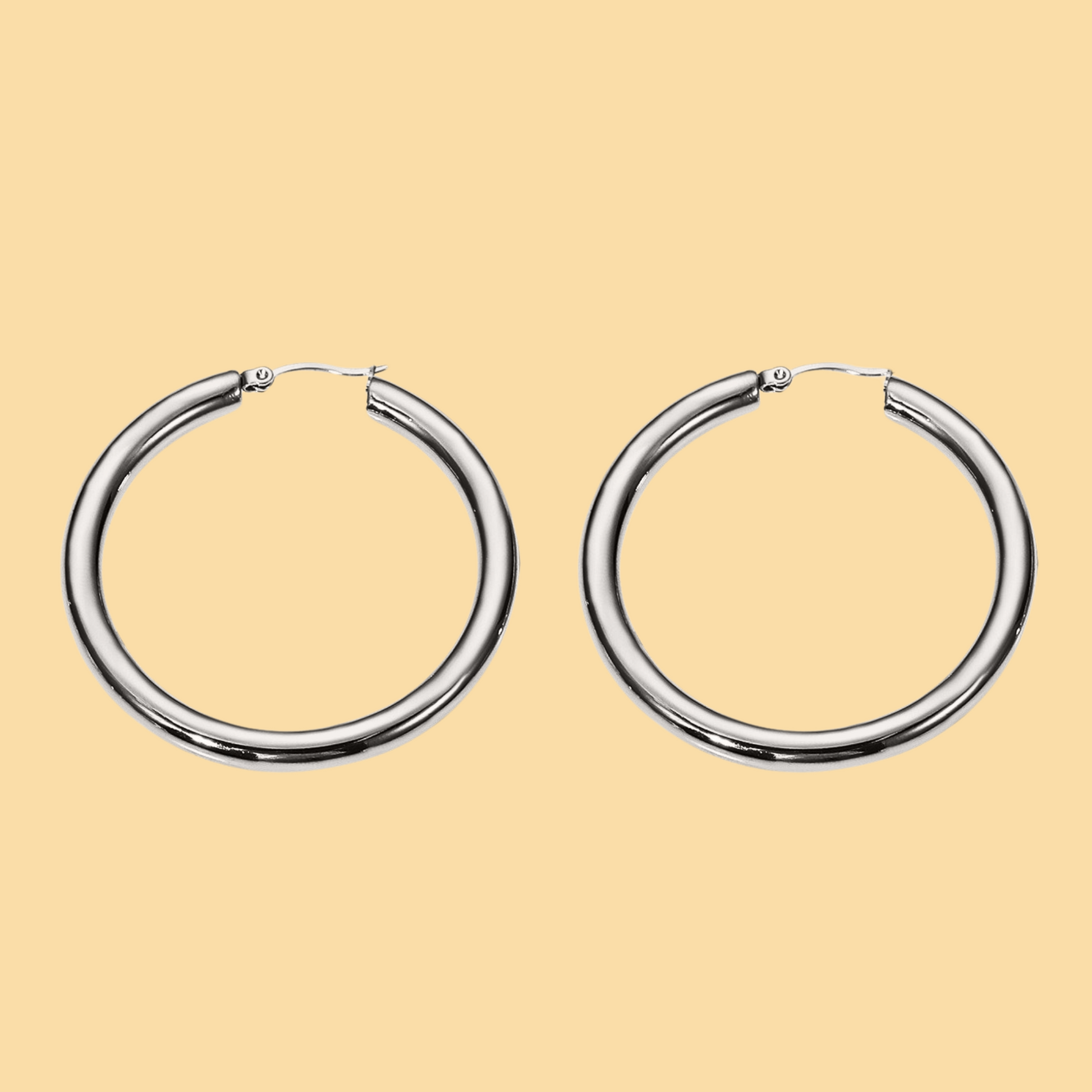 Chunky Hoops - 18K Gold Plated - Unisex - Hypoallergenic - S/M/L/XL - Earrings - ONNNIII