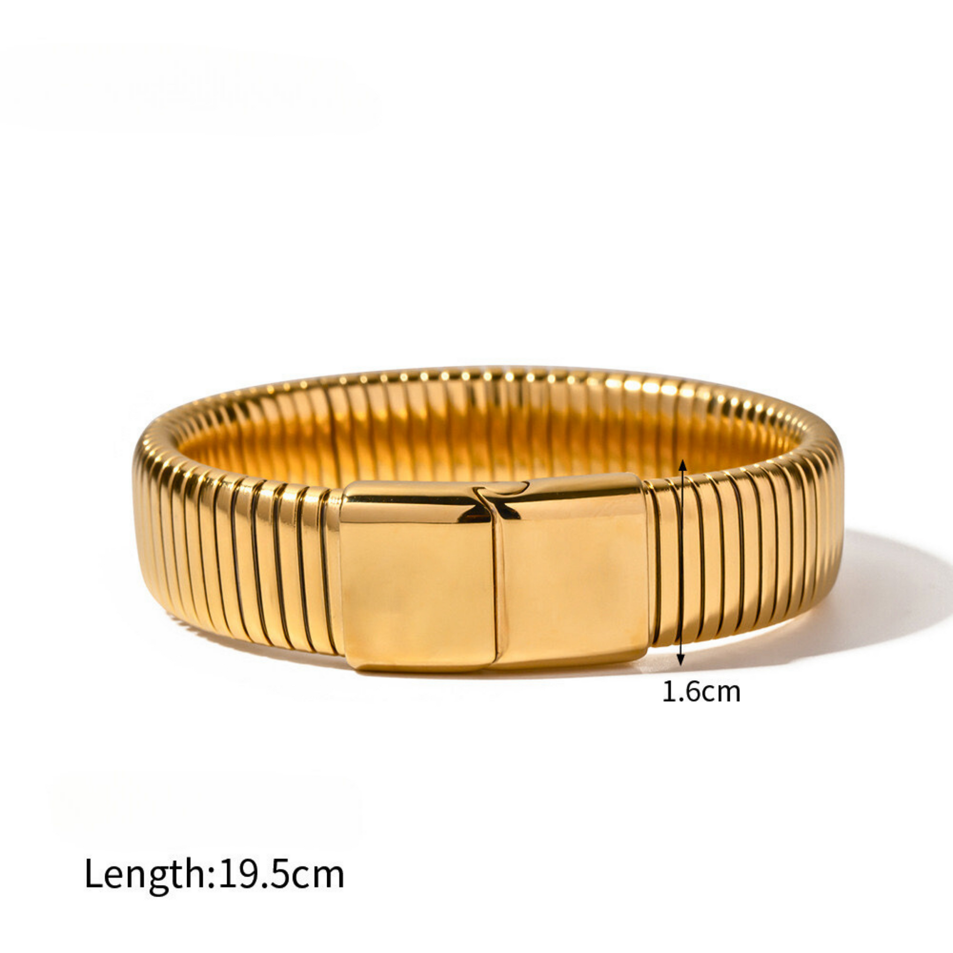 Snake Chain Bracelet - Unisex - Gold - Hypoallergenic - Bracelet - ONNNIII