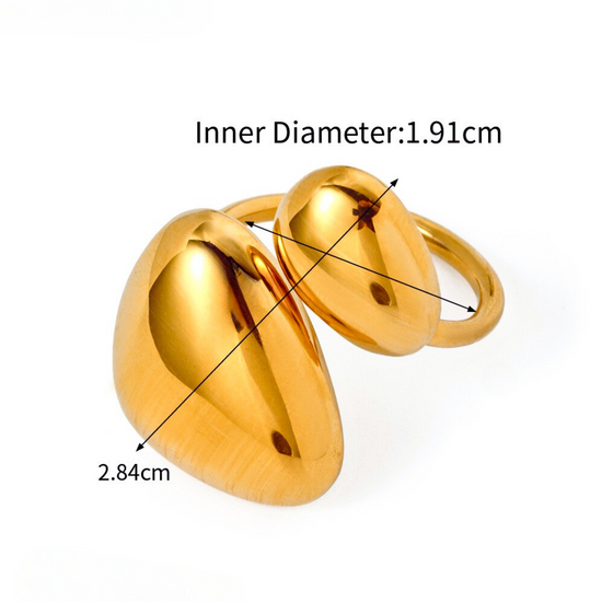 Open Ring - 18K Gold Plated | Hypoallergenic - Ring - ONNNIII