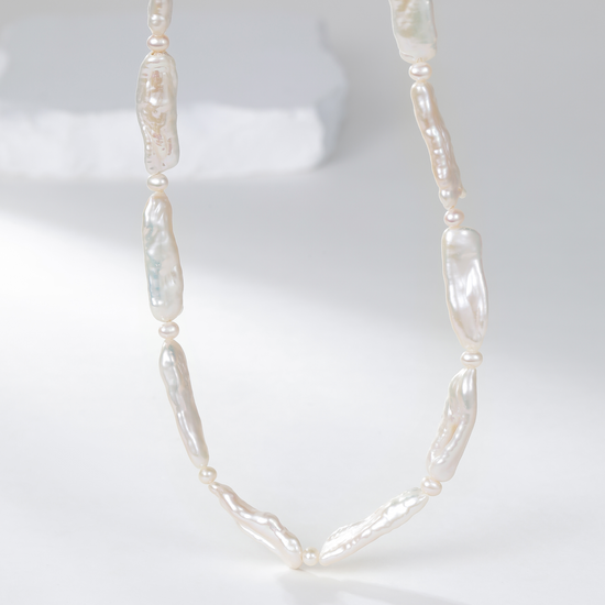 Baroque Stick Pearl Necklace - Necklace - ONNNIII