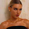 Curb Chain Necklace - 18K Gold Plated - Hypoallergenic - Necklace - ONNNIII