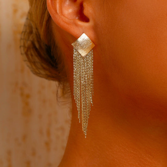 Tassel Drop Earrings - Earrings - ONNNIII