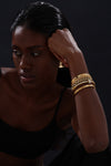 Cuff Bangle - Gold / 4mm - Bracelet - ONNNIII