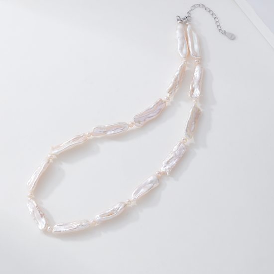 Baroque Stick Pearl Necklace - Necklace - ONNNIII