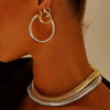 Chunky Hoops - 18K Gold Plated - Unisex - Hypoallergenic - S/M/L/XL - Earrings - ONNNIII