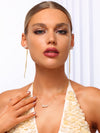 Pearl Tassel Drop Earrings - 14K Gold Plated - Earrings - ONNNIII