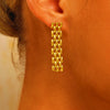 Braid Chain Drop Earrings - Earrings - ONNNIII