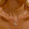 Moon Pendant Necklace - Sterling Silver - Hypoallergenic - Necklace - ONNNIII