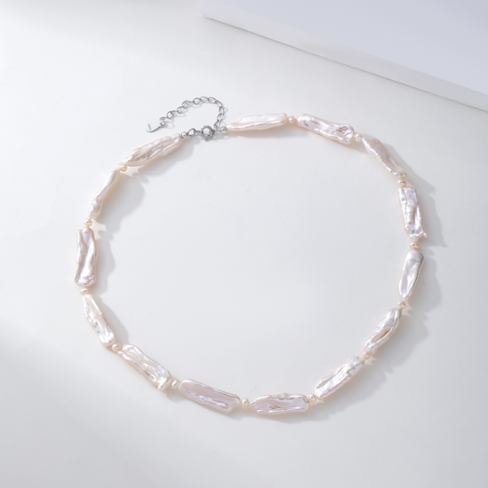 Baroque Stick Pearl Necklace - Necklace - ONNNIII