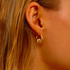 Pearl Huggie Earrings - 14K Gold Plated - Earrings - ONNNIII