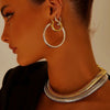 Chunky Hoops - 18K Gold Plated - Unisex - Hypoallergenic - S/M/L/XL - Earrings - ONNNIII