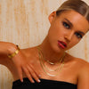 3 Layer Snake Chain Necklace - 18K Gold Plated - Hypoallergenic - Necklace - ONNNIII