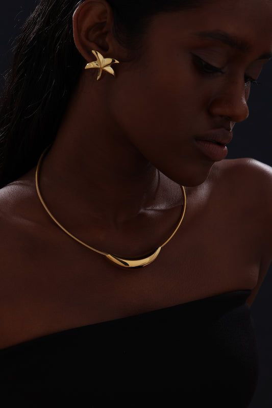 Starfish Stud Earrings - 18K Gold Plated