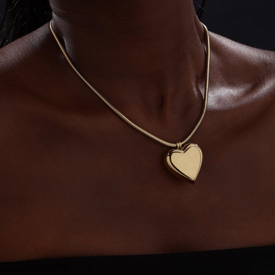 Bold Heart Pendant Necklace - Necklace - ONNNIII