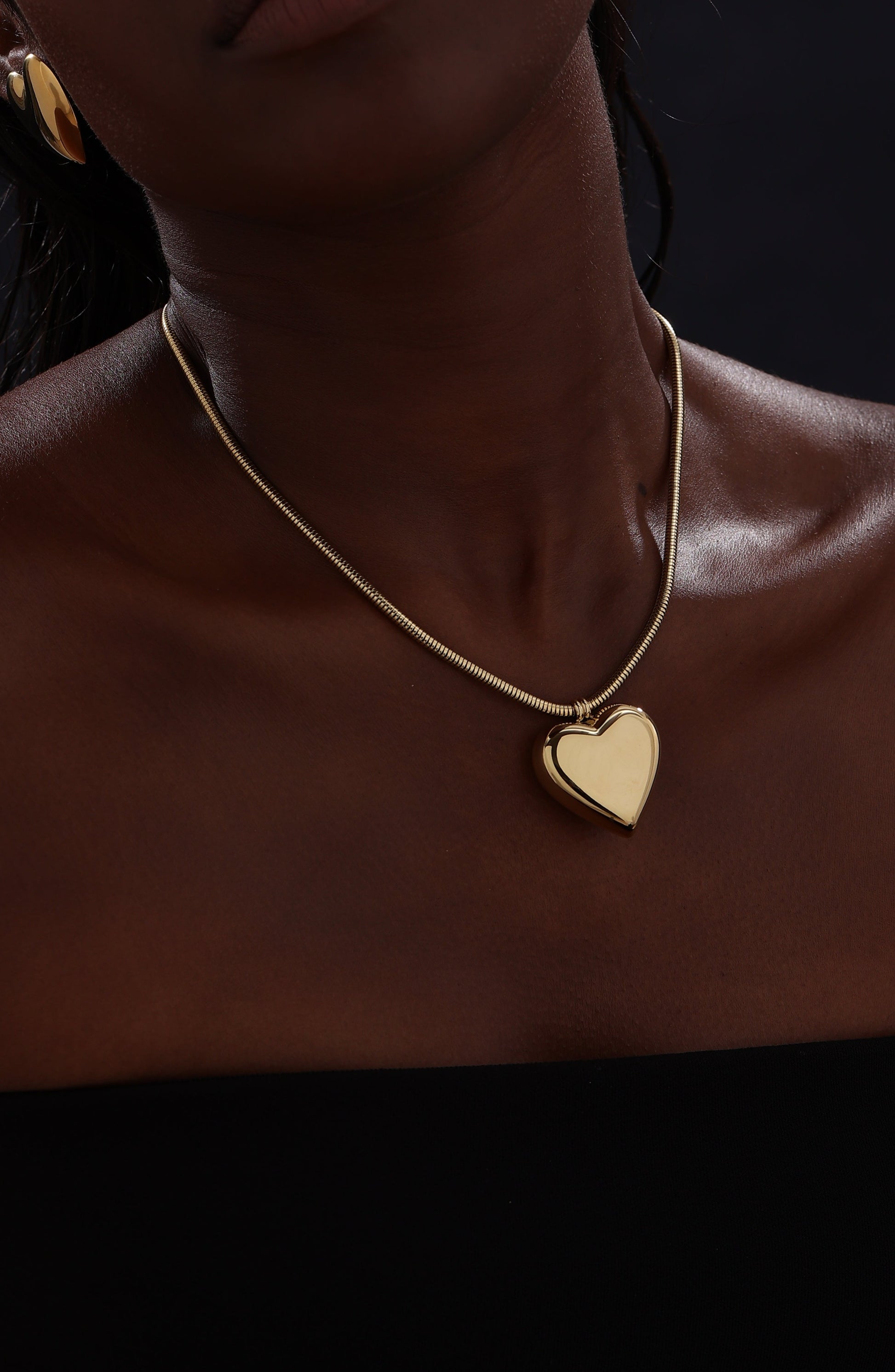 Bold Heart Pendant Necklace - Necklace - ONNNIII