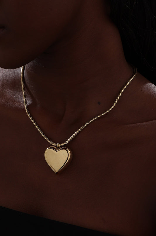 Bold Heart Pendant Necklace - Necklace - ONNNIII