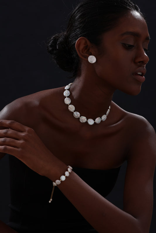 Baroque Pearl Beaded Choker - Necklace - ONNNIII