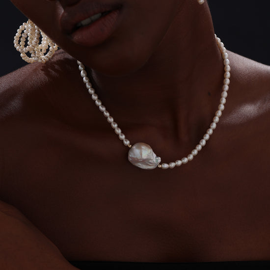 Baroque Pearl Necklace - Necklace - ONNNIII