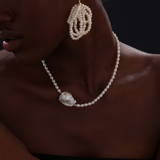 Baroque Pearl Necklace - Necklace - ONNNIII