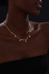 Bamboo Pearl Necklace - 22K Gold Vermeil - Necklace - ONNNIII