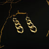 Curb Chain Drop Earrings - Earrings - ONNNIII