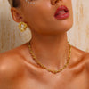 Curb Chain Necklace - 18K Gold Plated - Hypoallergenic - Necklace - ONNNIII