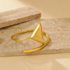 Triangle Cuff Bangle - Unisex - 18K Gold Plated - Hypoallergenic - Bracelet - ONNNIII
