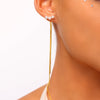 Pearl Tassel Drop Earrings - 14K Gold Plated - Earrings - ONNNIII