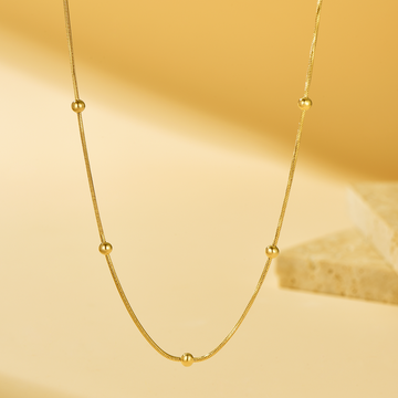 Satellite Chain Necklace - 18K Gold Plated - Hypoallergenic - Necklace - ONNNIII