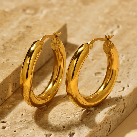 Chunky Hoops - Unisex - S/M/L/XL - Earrings - ONNNIII