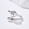 Mysterious Universe Open Ring - Rhodium Plated Sterling Silver - Hypoallergenic - Ring - ONNNIII
