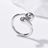 Mysterious Universe Open Ring - Rhodium Plated Sterling Silver - Hypoallergenic - Ring - ONNNIII