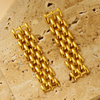 Braid Chain Drop Earrings - Earrings - ONNNIII