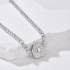 Rose Pendant Tennis Choker Necklace - Cubic Zirconia - Necklace - ONNNIII