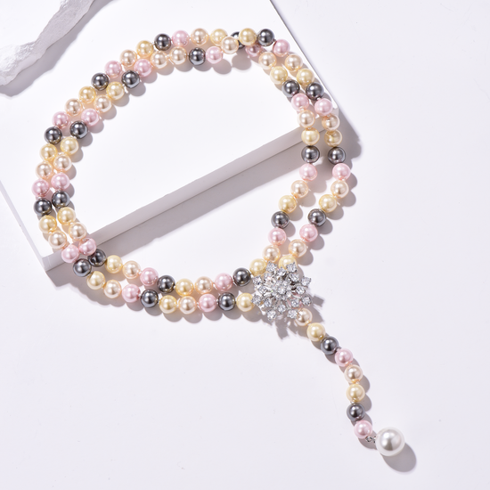 Dazzling Multi-colour Pearl Set - ONNNIII