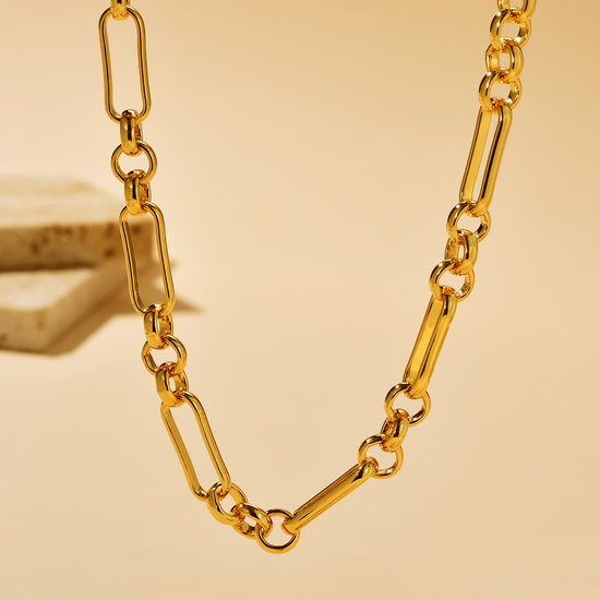 T-bar Curb Chain Necklace - Unisex - Necklace - ONNNIII