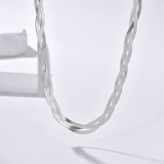 Braid Chain Necklace - Hypoallergenic - Necklace - ONNNIII