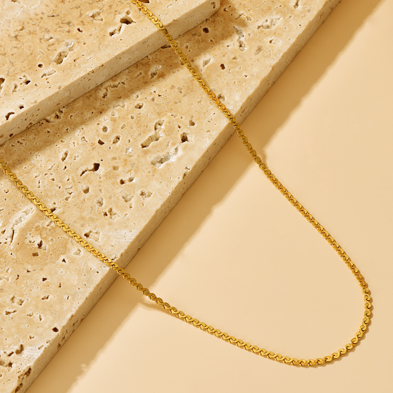 Twist Chain Necklace - 18K Gold Plated - Hypoallergenic - Necklace - ONNNIII