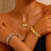 Evil Eye Cuff Bangle - 18K Gold Plated - Hypoallergenic - Bracelet - ONNNIII