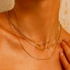 Satellite Chain Necklace - 18K Gold Plated - Hypoallergenic - Necklace - ONNNIII