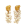 Freshwater Pearl Cluster Drop Earrings