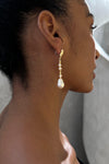 Himeji Pearl Drop Earrings